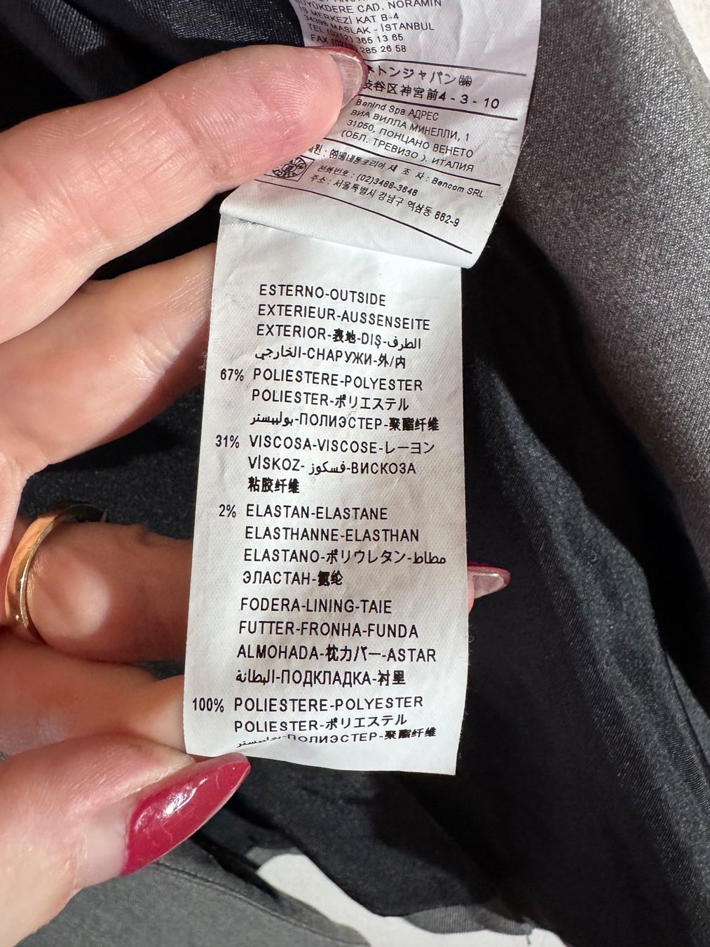 Benetton Vestes: schöner grauer Blazer Benetton Gr. 44 – D'occasion à Grosswangen par second_hand_dress 6