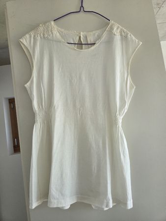 T-Shirt Zara Collection weiss Perlen Gr. S