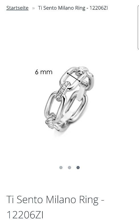 Bagues: Ring Silber von Ti Sento – D'occasion à Burgdorf par sik_mz9x 2
