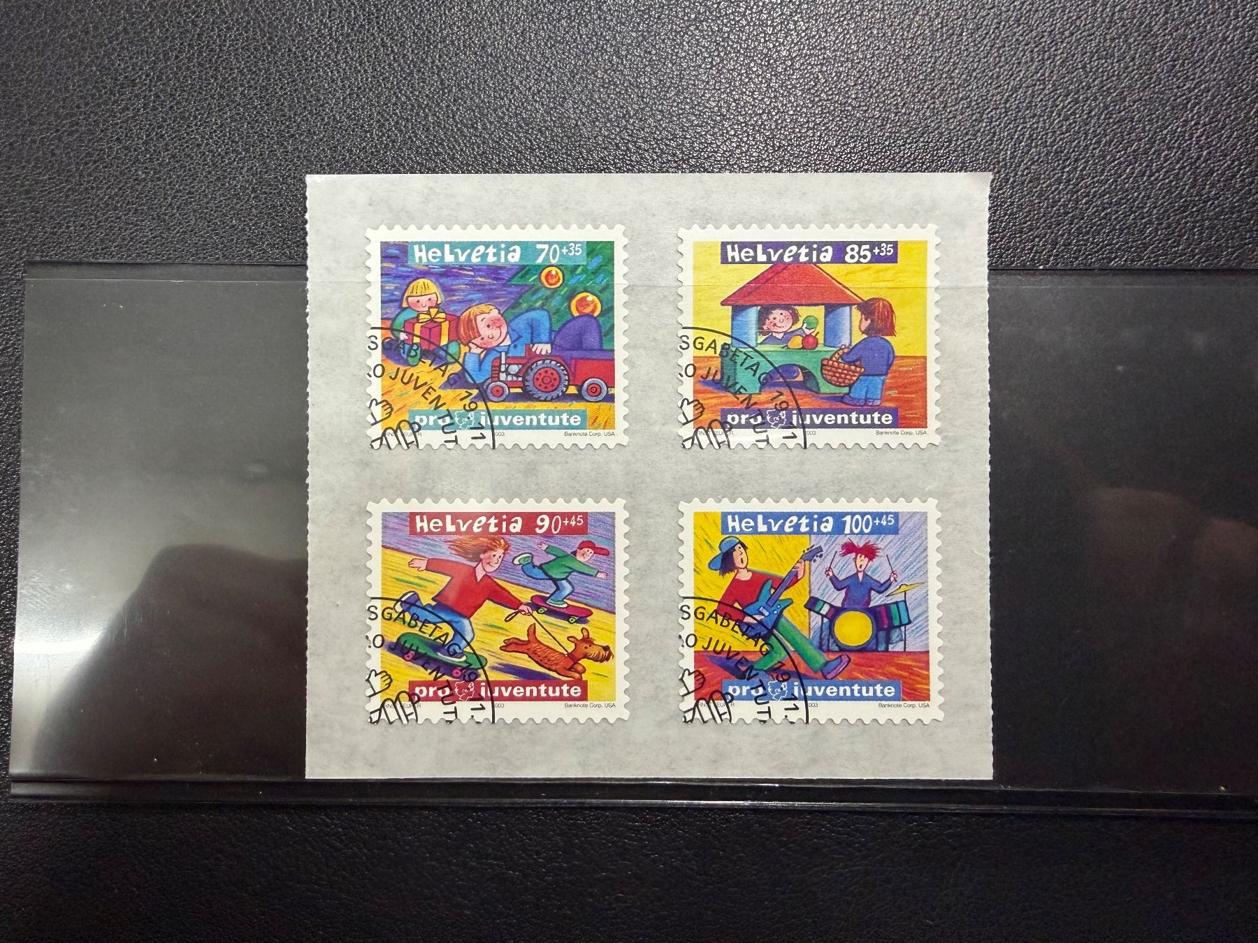 Alle Briefmarken: Pro Juventute 2003 Serie ET – Gebraucht aus oberrüti von jeanmei