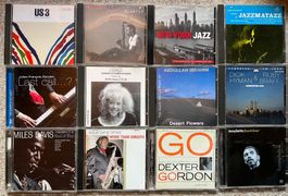 12 CDs TOP JAZZ SAMMLUNG MILES DAVIS DEXTER GORDON IBRAHIN