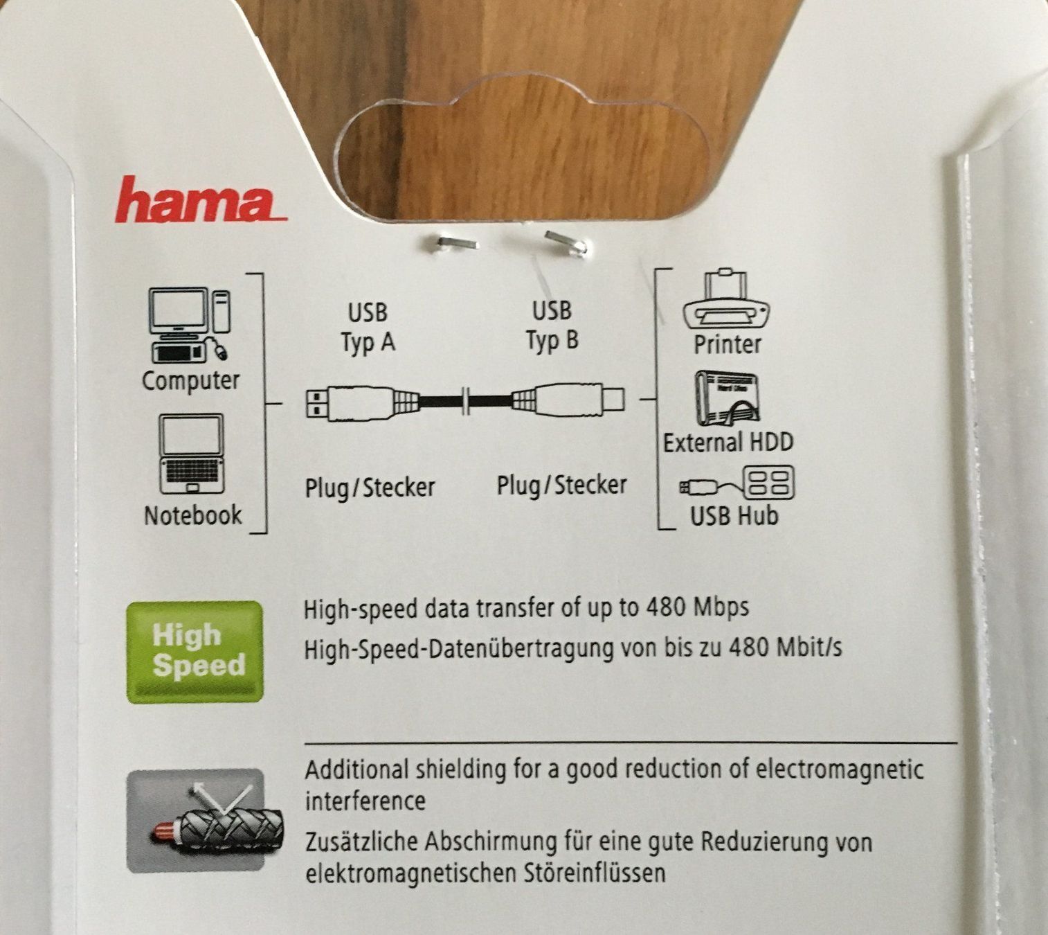Hama Cavi: hama USB 2.0 Kabel – Nuovo e nell'imballaggio originale da Zürich venduto da Buechi49 2