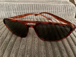 Sonnenbrille braun Kunststoff Gestell guter Zustand
