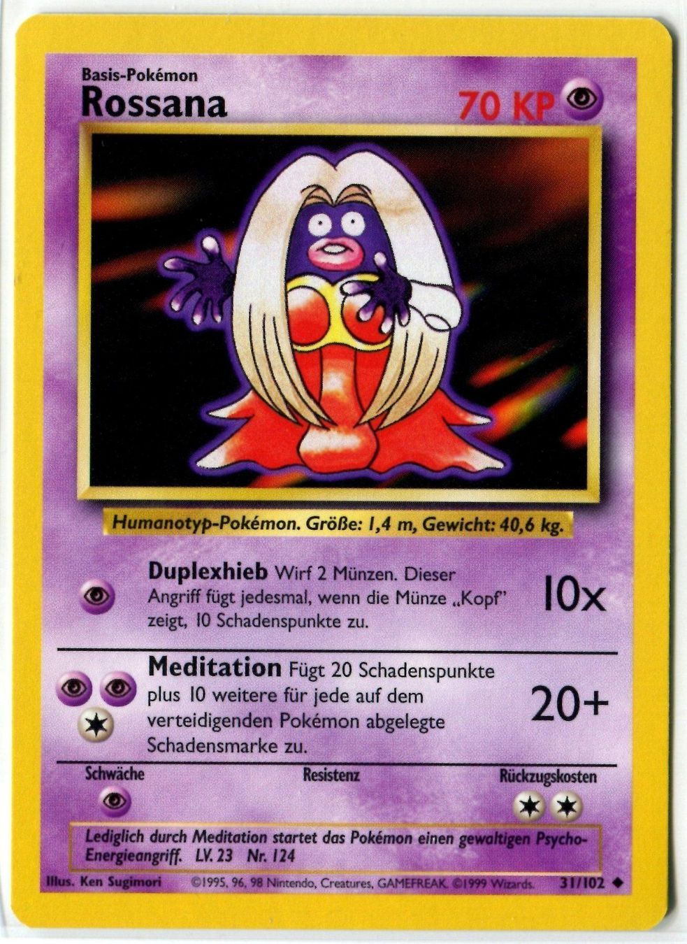 Pokémon Carte collezionabili: Rossana Basis Set 31/102 Deutsch – Nuovo (secondo la descrizione) da Dornach venduto da Deco89