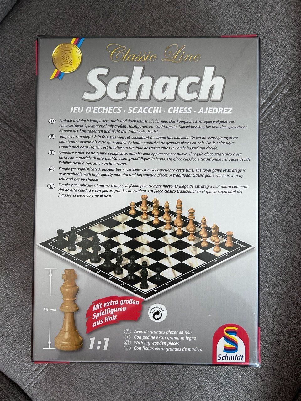 Giochi: Schach - Classic Line - New – Nuovo e nell'imballaggio originale da Giubiasco venduto da LorisVale 1