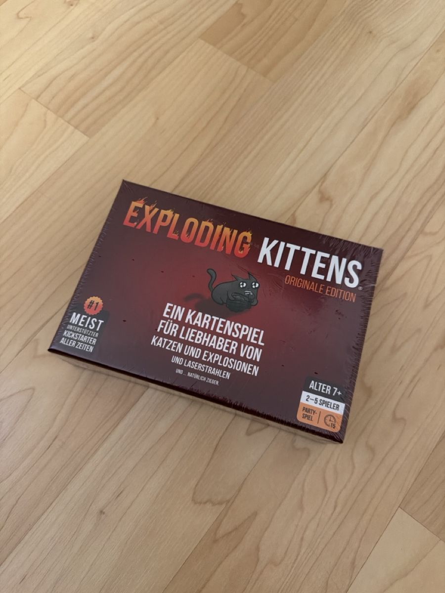 Spiele: Exploding Kittens Original Edition Party Game - Great for wi – Neu und originalverpackt aus Regensdorf von __Claudia_