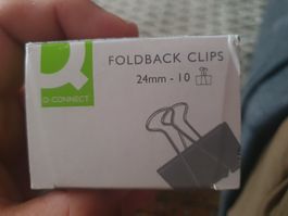 Aktenklammer Q-CONNECT® Foldback-Clips 24mm