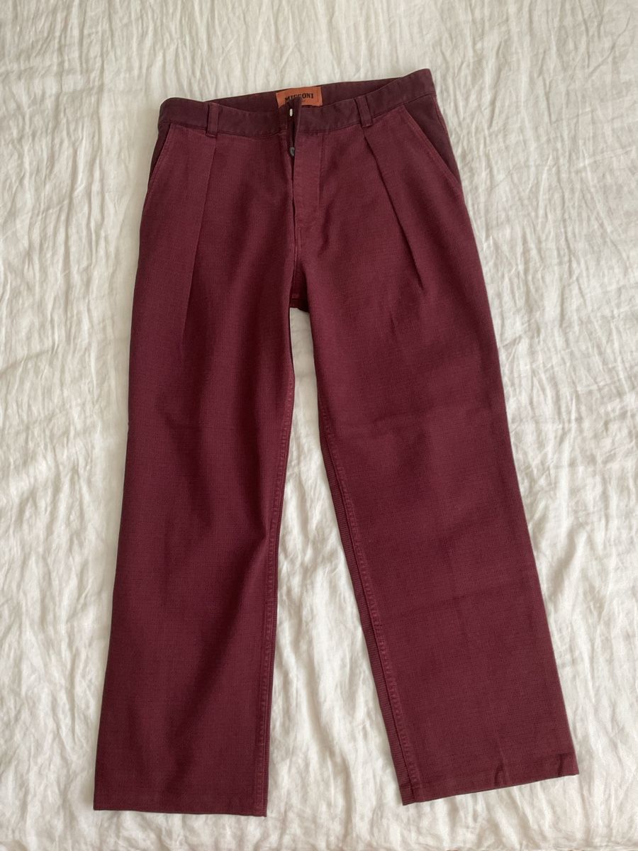 Missoni Pantaloni: Missoni Hose burgundy, Gr.48 – Nuovo (secondo la descrizione) da Zürich venduto da -Panoptikum- 2