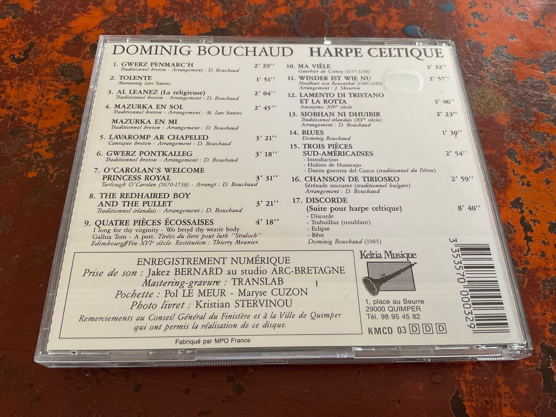 CDs: Harpe celtique Dominig Bouchaud CD – Gebraucht aus Delémont von vinylfreak01 1