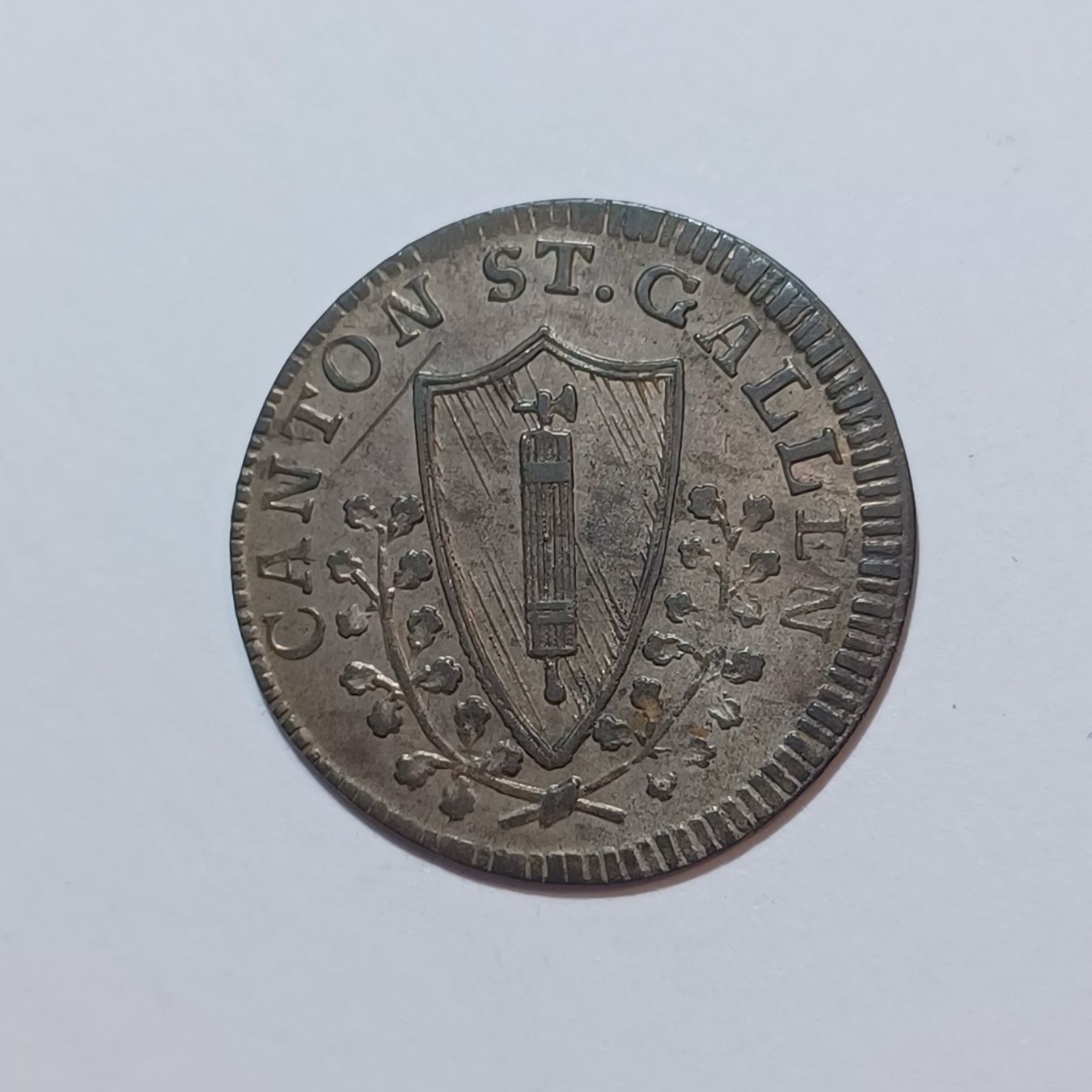 Tutti le monete: 1/2 Batzen 1813 St. Gallen – Usato da Pfäffikon ZH venduto da Schweizer_Muenzen 1
