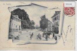 Le Sentier - Place Hotel de Ville - animee
