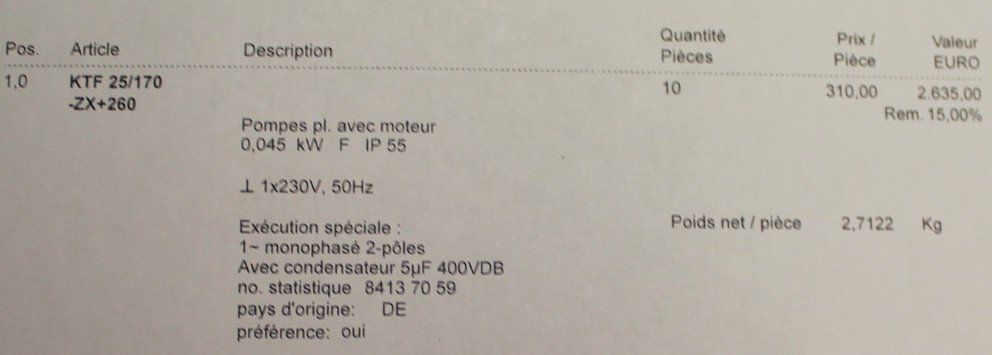 Riscaldamento: Pompe Brinkmann neuve – Nuovo (secondo la descrizione) da Le Locle venduto da gaf_6r8h 7
