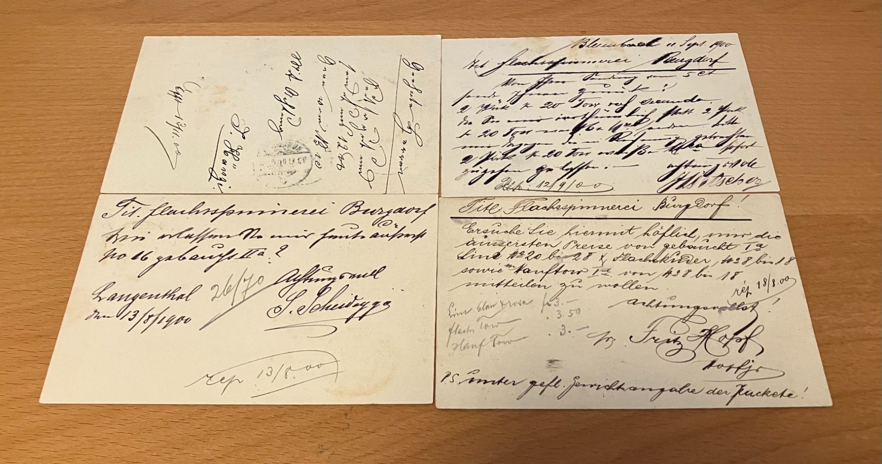 Tous les timbres: 4 Postkarten – Neuf (Voir description) à Koblenz par Markenhimmel 1