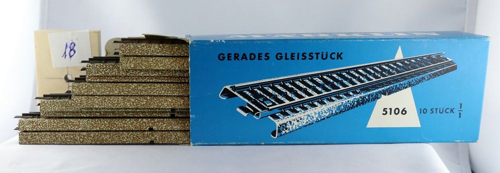 Rail Märklin 2204 - Droit 22,5 Mm - Voie H0 Échelle 1:87 - Neuf - Pour Système 3 Rails