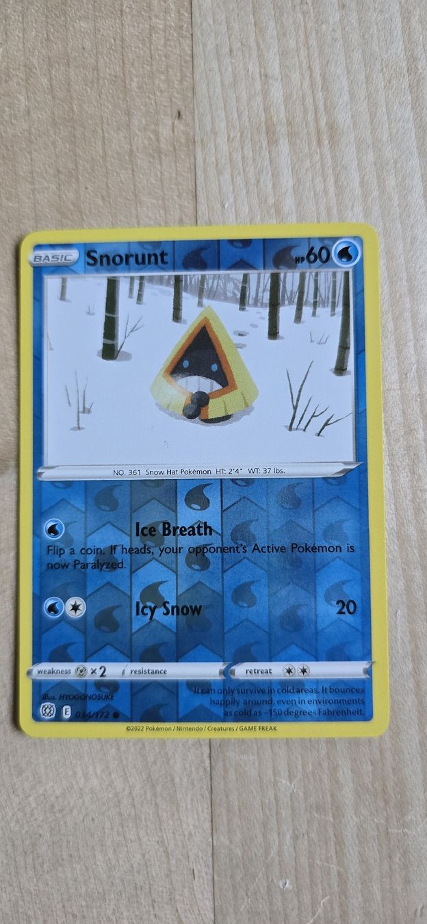 Pokémon Carte collezionabili: Sammelkarte Pokémon Snorunt – Nuovo (secondo la descrizione) da Zweisimmen venduto da kerstin_jaha