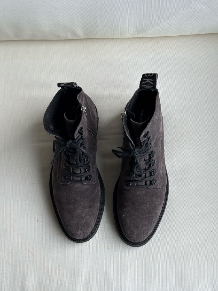 Herrenschuhe: Graue Wildlederstiefel Grösse 42 - Nubbik – Gebraucht aus Rotkreuz von sventraeger 1