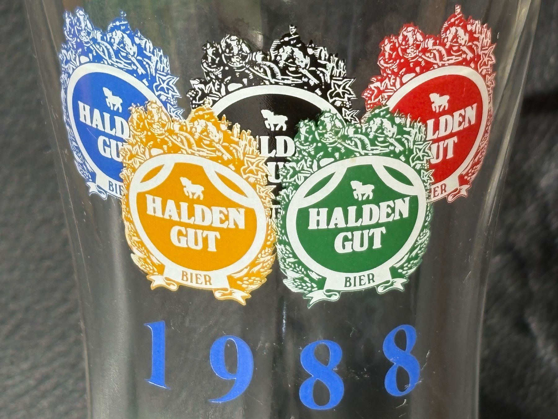 Haldengut Verres: HALDENGUT 2 alte Biergläser – D'occasion à Wil SG par rolandsflohland 9
