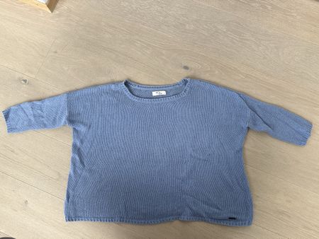 Mon Row: Light Blue Knitted Sweater, Size S, Great Find!