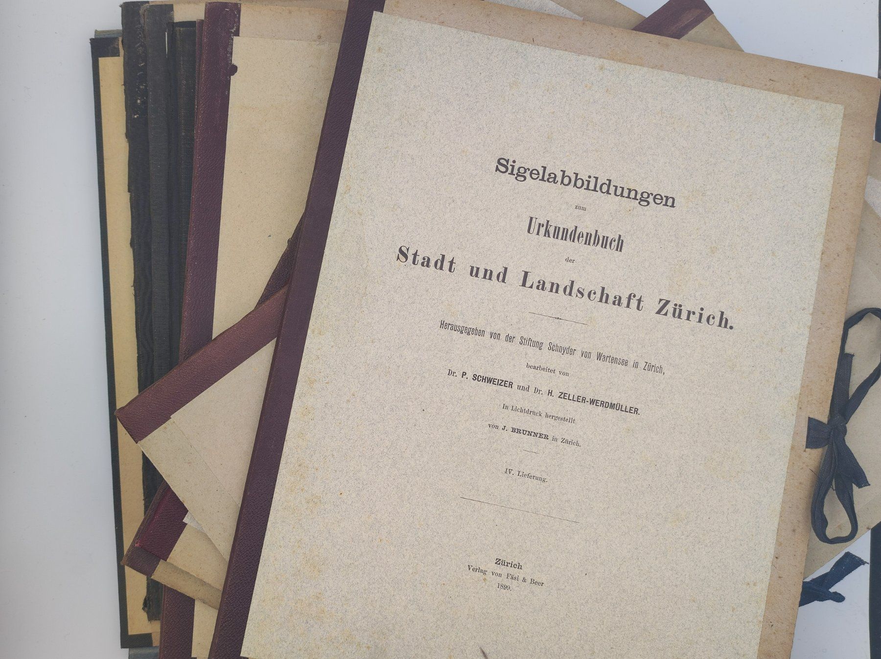 Libri: URKUNDENBUCH ZÜRICH – Usato da Goldach venduto da Gaip 9