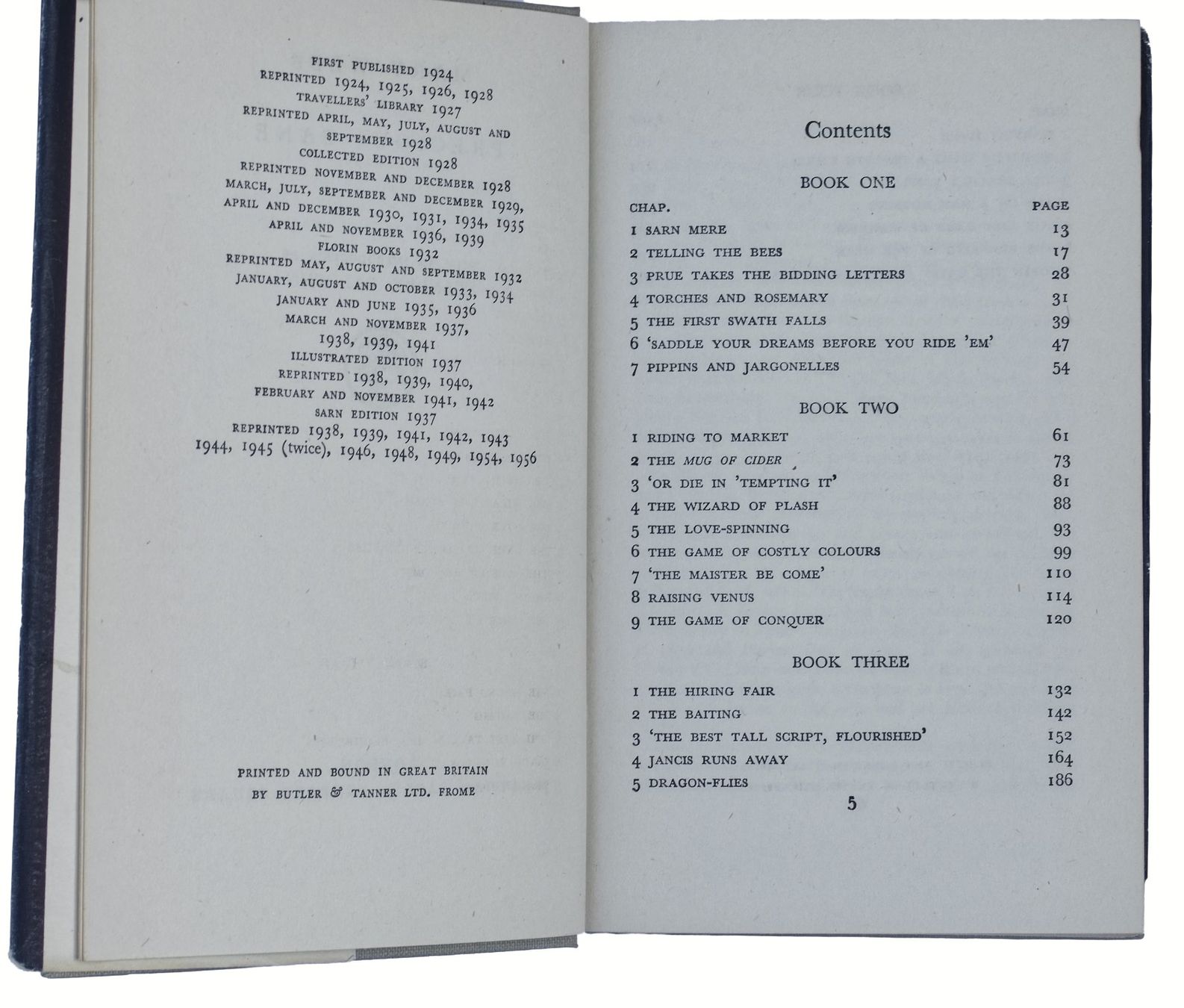 Libri: PRECIOUS BANE - 1956 "Mary Webb" Sarn Edition – Usato da Onex venduto da gonsla 5