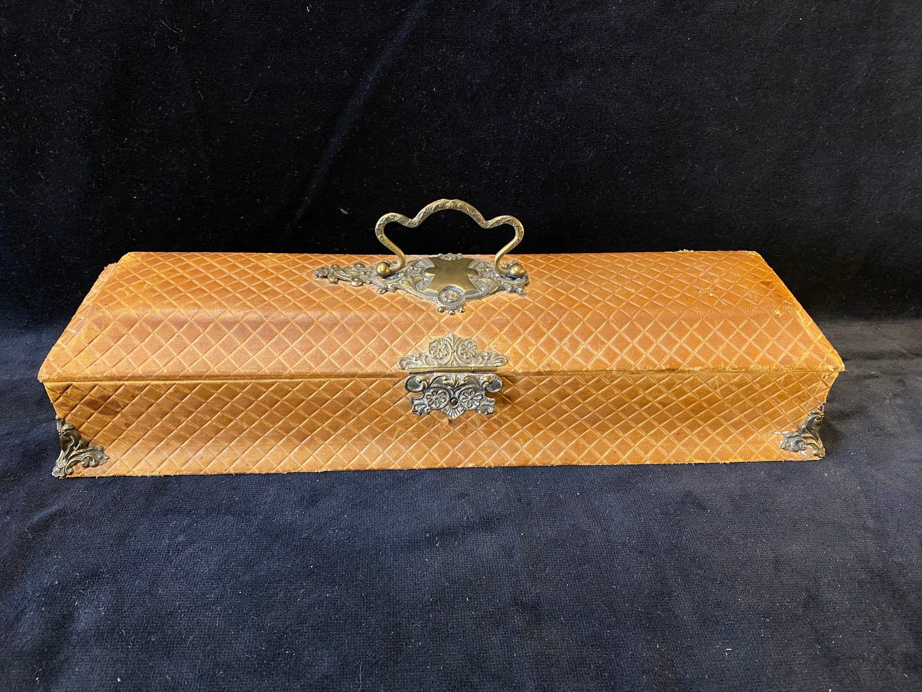 Barattoli: Seltene Antike Handschuh Box um 1890 – Usato da Schaffhausen venduto da vintageworld 2