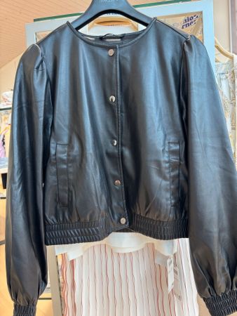 Coole Kunstlederjacke im Bomberstil, Monari, Gr. 38