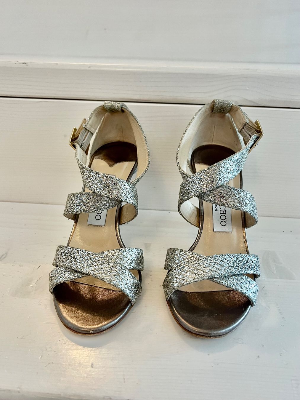 Jimmy Choo Scarpe da donna: Jimmy Choo Pumps mit Glimmer – Usato da Hausen AG venduto da Jean1968