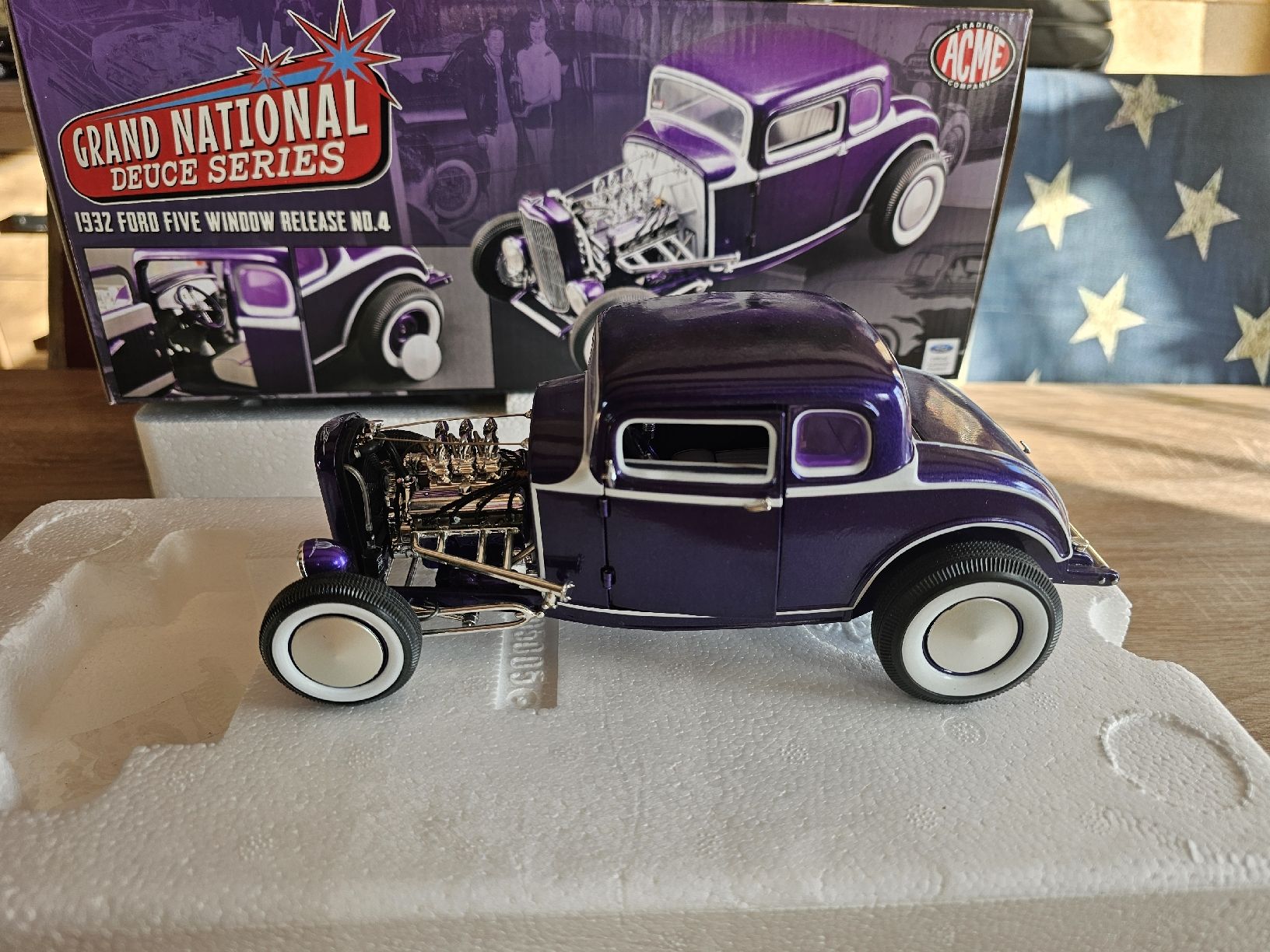 ACME Modellini d'auto: 32'Ford Five Window Hot Rod 1:18 – Usato da Goldingen venduto da Muscle_Cars84 1