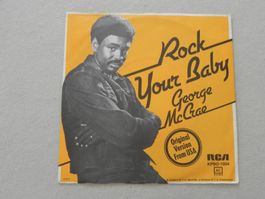 Single 7 " USA Pop Sänger George Mc Crae 1974 Rock your Baby