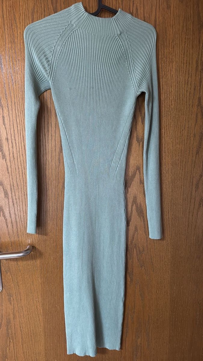 Vestiti: Strickkleid Midi mint, Gr. S – Usato da Heiden venduto da Bettyk11.