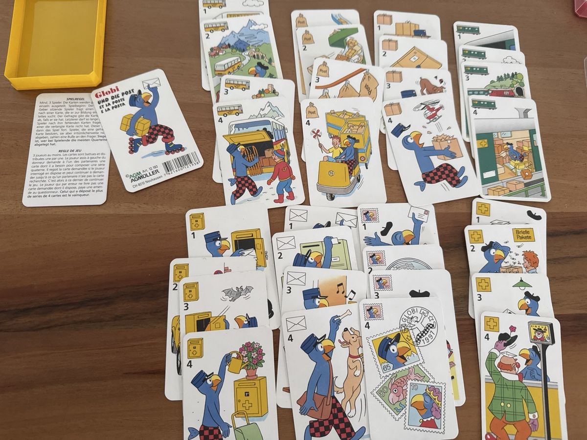 Giochi: Globi und die Post  Kartenspiel Quartett – Usato da Zürich venduto da Smarties13