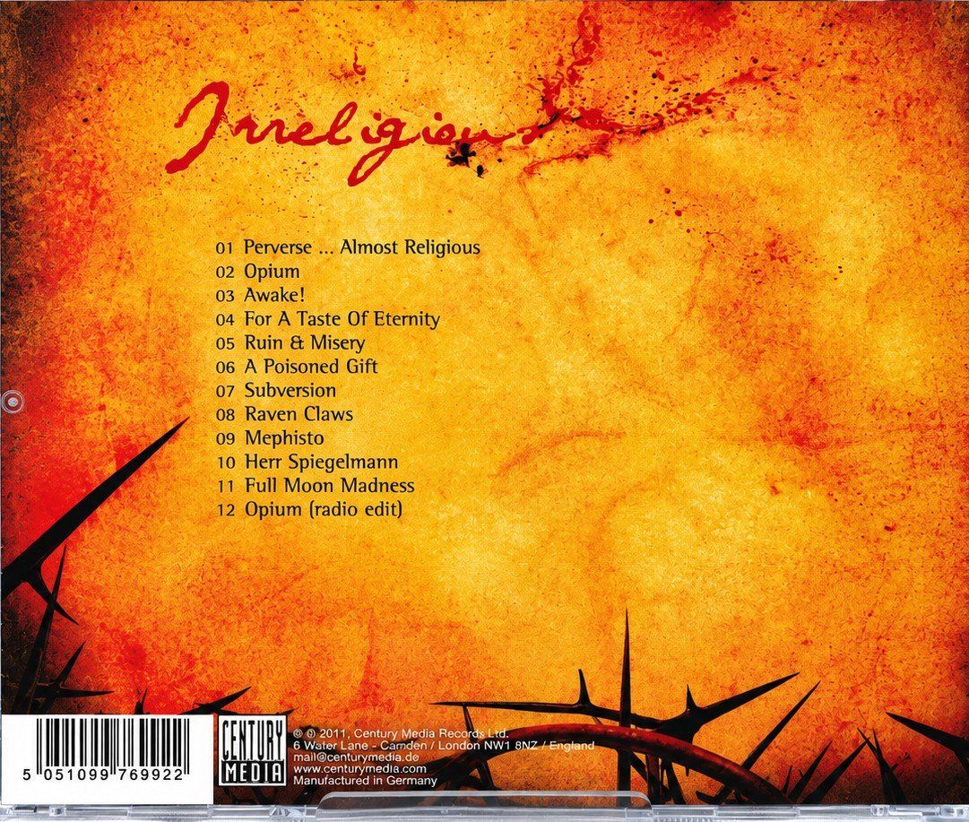 CDs: CD Moonspell "Irreligious", Nr. 345 – Neu und originalverpackt aus Kottwil von Crazyrolf 1