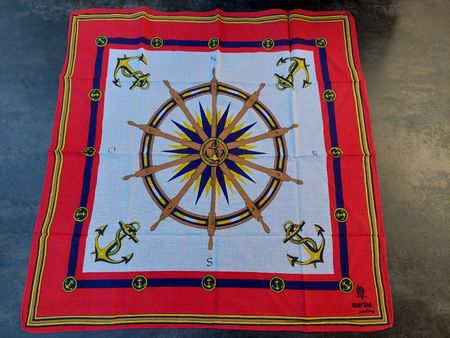 Vintage Halstuch/Kopftuch, Marina Yachting,Top Zustand