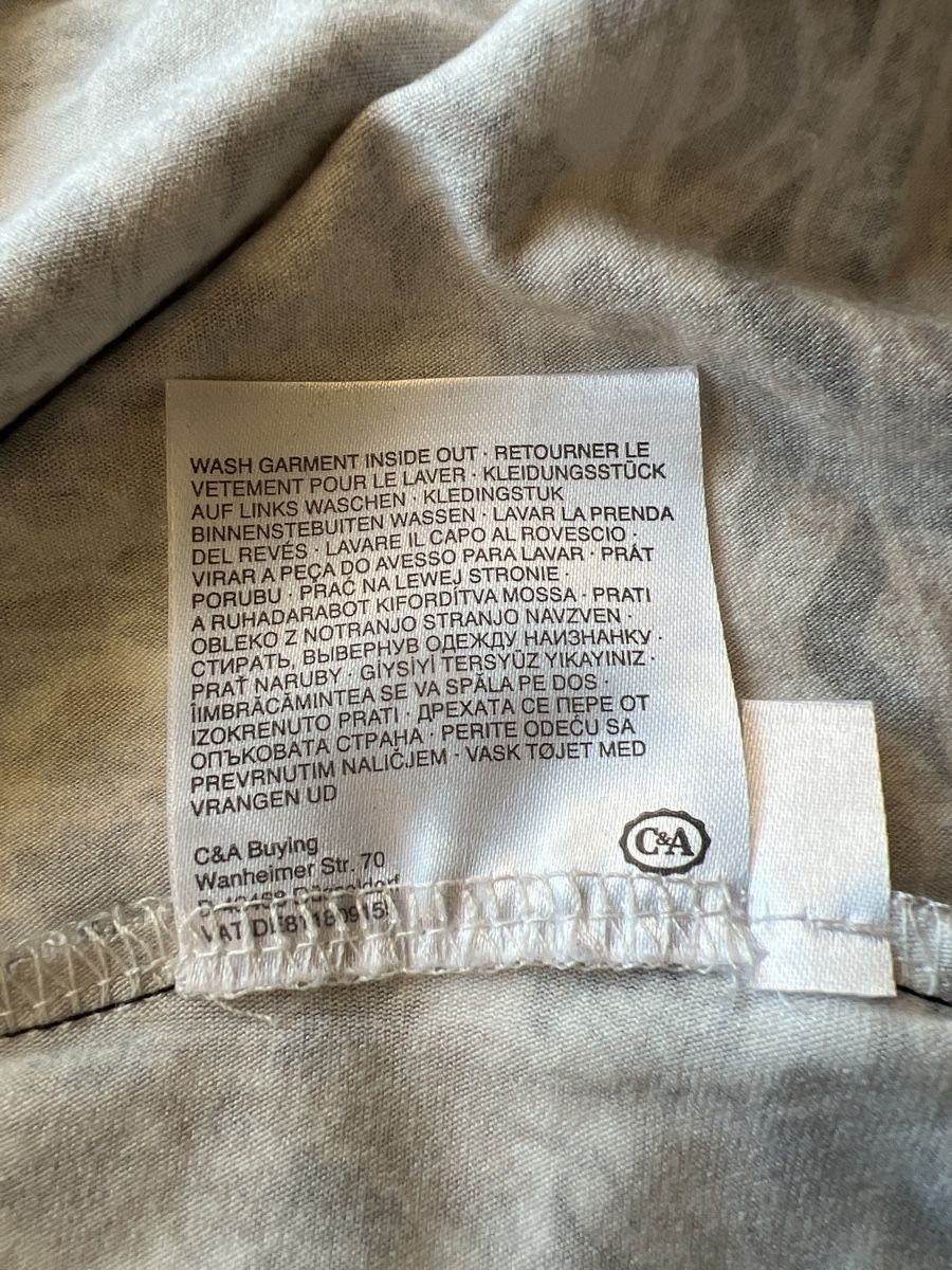 C&A T-Shirts: Damen Shirt Gr. L gemustert Viskose – Gebraucht aus Münsingen von est_s6vf 4