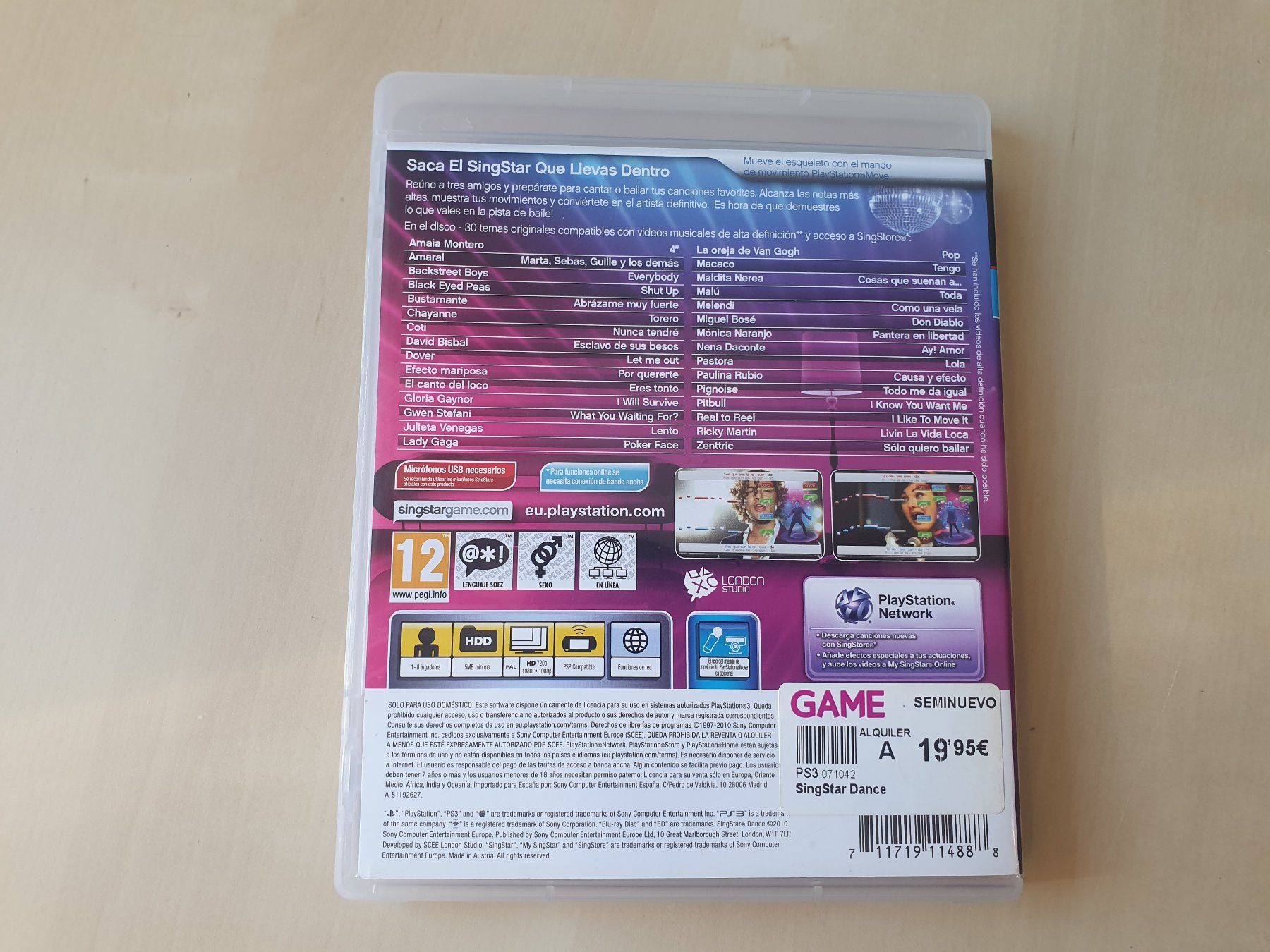 Sony Giochi: Singstar Dance – Usato da Stansstad venduto da collectorsshop 1
