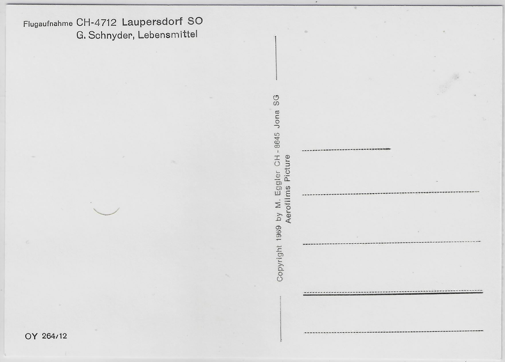 Ansichtskarten: Flugaufnahme Laupersdorf SO – Antik aus Ettingen von Kartenplanet 1