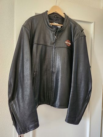 Veste cuir Harley-Davidson homme noir taille 3XL bon état