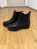 Chelsea Boots schwarz Leder Gr. 38