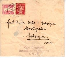 Streifband - Perfin - Carl Bernhard Chur