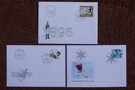 (F469) FDC 2004 + 2005: IOK (D XIII) Nr. 3 + 4 + 5