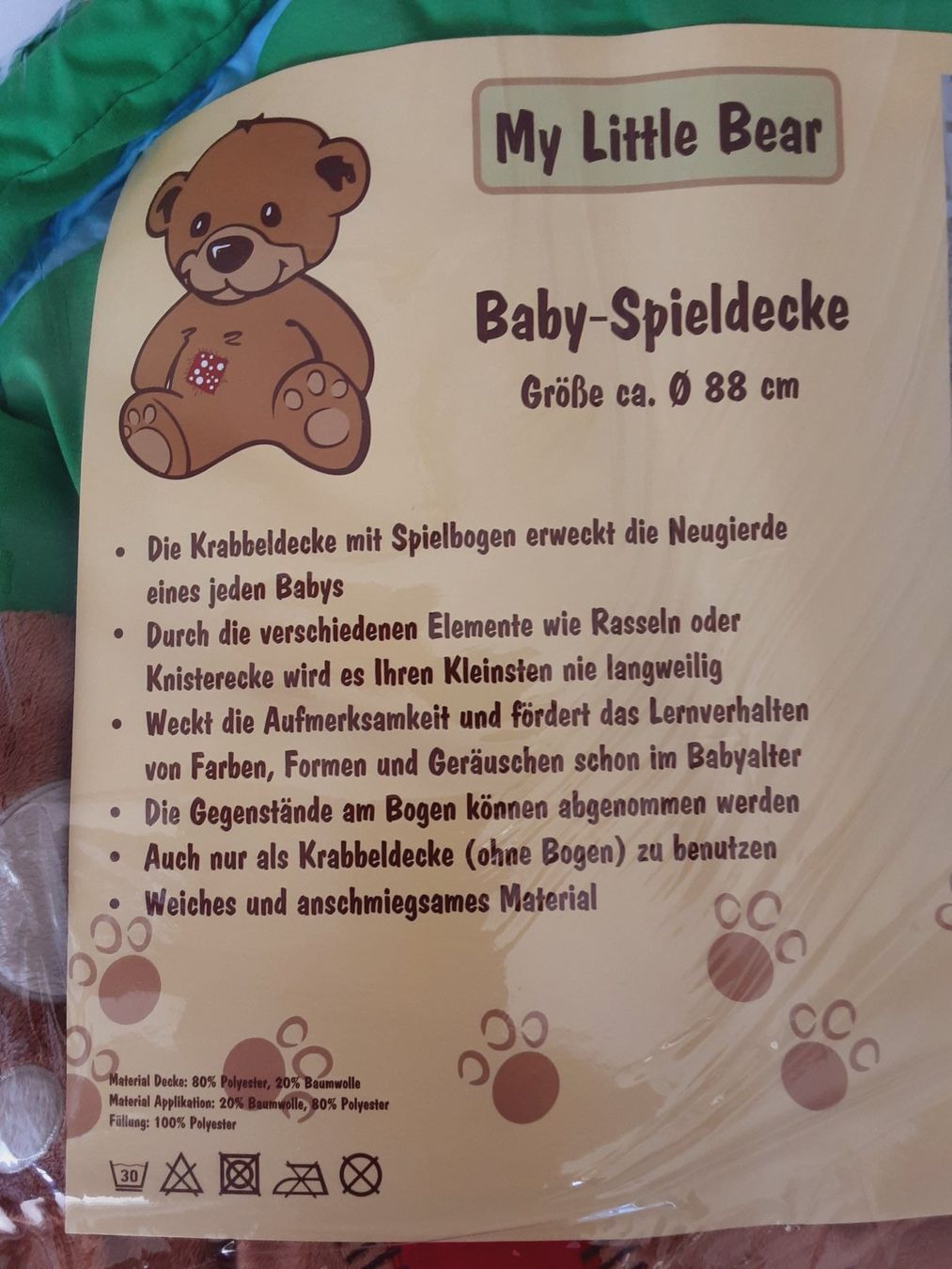 Tappeto da gioco: Baby - Spieldecke – Nuovo e nell'imballaggio originale da Glattfelden venduto da Roman2504 3