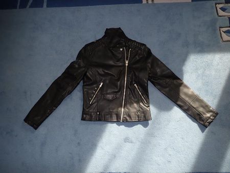Kunstleder Jacke von C&A Grösse 146