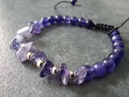 Bracelet en améthyste