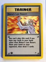 Blaine's Last Resort 1st (unc.) Gym Heroes - MINT - ab 1.-