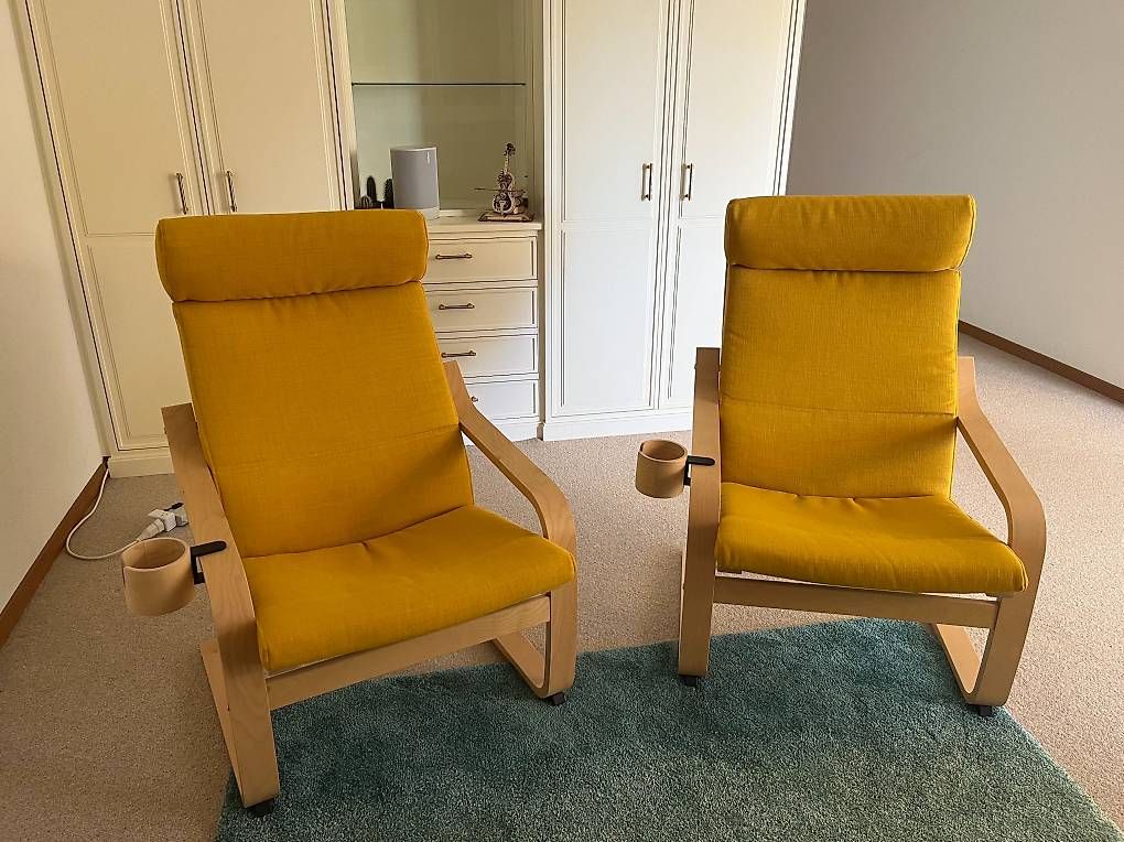 Poltrone: 2 Ikea POÄNG chairs – Nuovo e nell'imballaggio originale da Zürich venduto da kie_9wb9