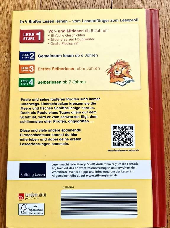 Libri: Erstlese Buch Leselöwen Piraten – Usato da Muri b. Bern venduto da SPF01 1