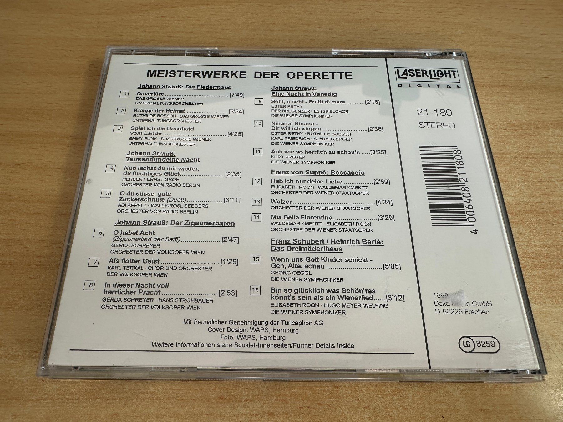 CD: N6 Meisterwerke Der Operette – Usato da Rikon im Tösstal venduto da Alpenmutz 1
