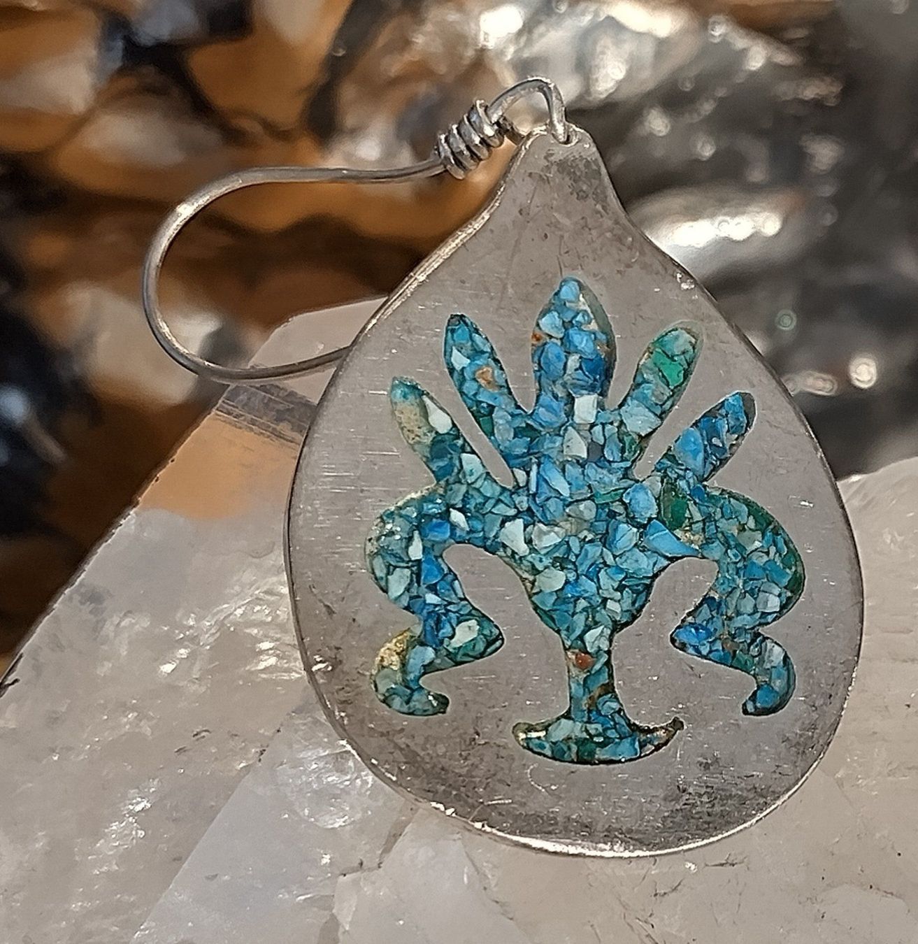 Orecchini pendenti & Orecchini a lobo: OHRRINGE  PERLMUTT INLAY  900 925 SILBER – Usato da Romanshorn venduto da BoutiqueA 1