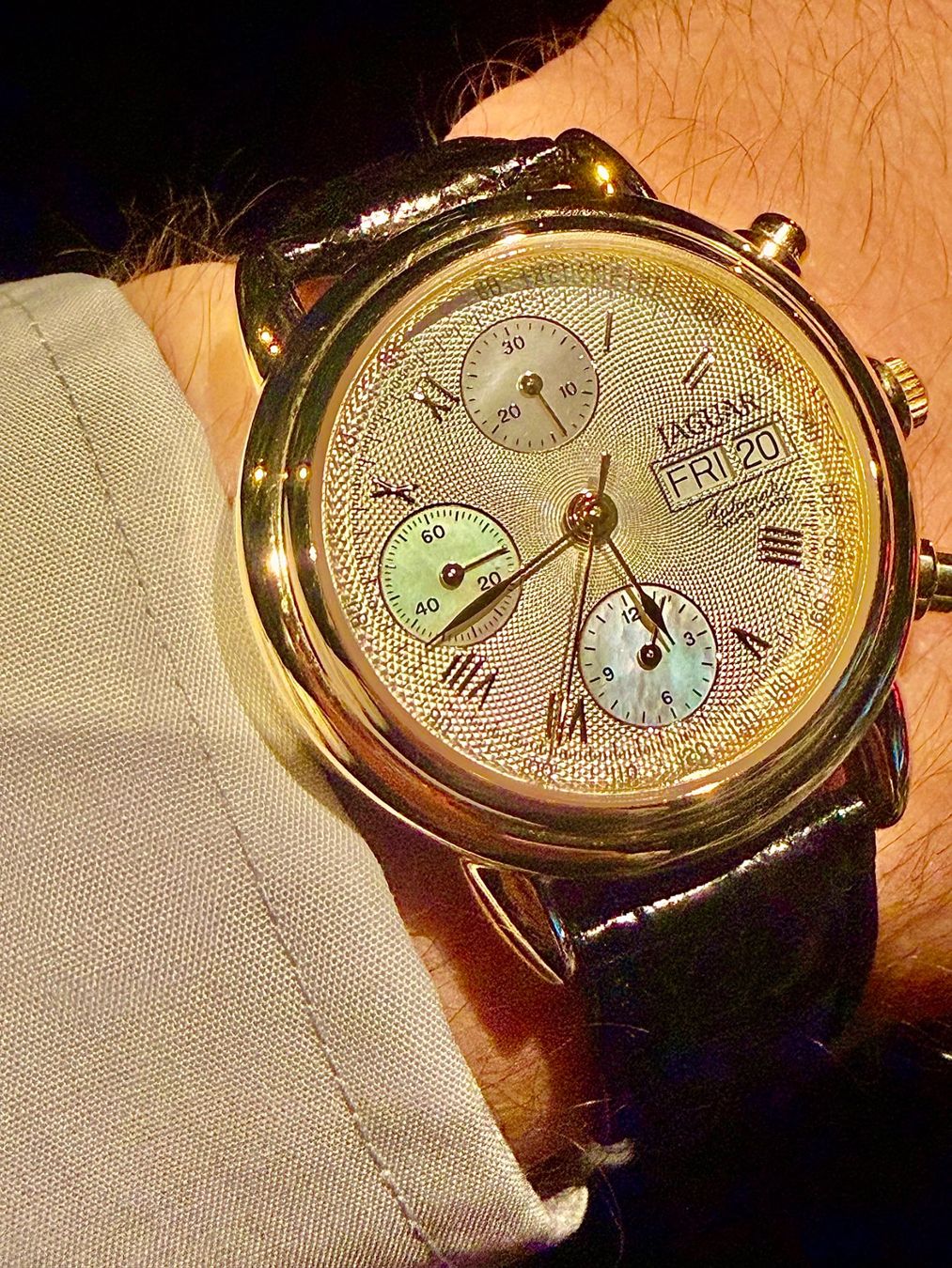 Jaeger-Lecoultre Orologi: JAGUAR AUTOMATIC CHRONOGRAPH  VALJOUUX ETA 7750 – Usato da Neftenbach venduto da Taschen-Uhren 5