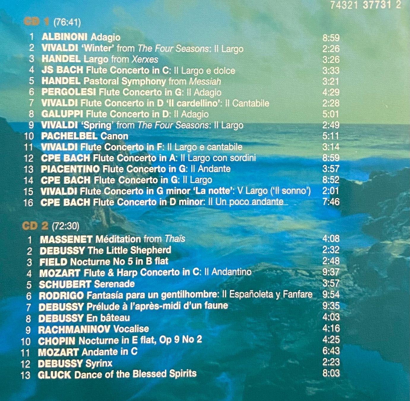 CD: 2 CDs James Galway – Classical Meditations – Usato da Luzern venduto da Lycka 1